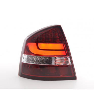 Luci posteriori - Set luci posteriori a LED Skoda Octavia 1Z Limo 05-12 rosso / trasparente…