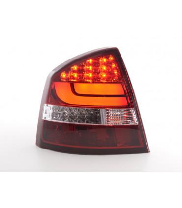 Luci posteriori - Set luci posteriori a LED Skoda Octavia 1Z Limo 05-12 rosso / trasparente…