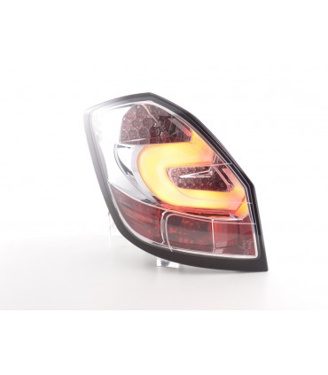 Luci posteriori - Set luci posteriori a LED Skoda Fabia 5J 5 porte. 07-10 cromato…