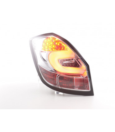 Feux arrières - Jeu de feux arrière à LED Skoda Fabia 5J 5 portes. 07-10 chromé…
