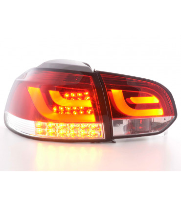Luci posteriori - Set luci posteriori a LED VW Golf 6 tipo 1K dal 2008 al 2012 rosso /