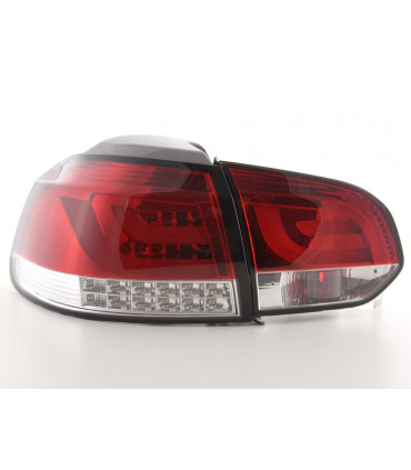 Luci posteriori - Set luci posteriori a LED VW Golf 6 tipo 1K dal 2008 al 2012 rosso /