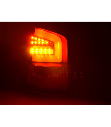 Feux arrières - Jeu de feux arrière LED VW T5 03-10 version porte de hayon noir…