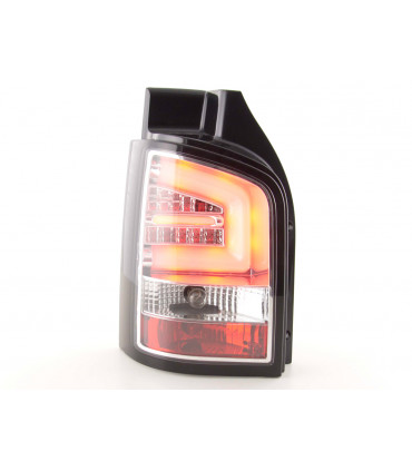 Luci posteriori - Set di luci posteriori a LED VW T5 2010- versione portiera posteriore cromata…