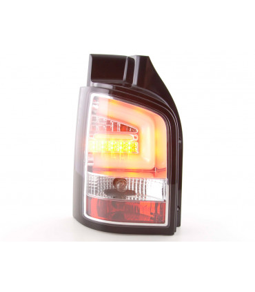 Luci posteriori - Set di luci posteriori a LED VW T5 2010- versione portiera posteriore cromata…