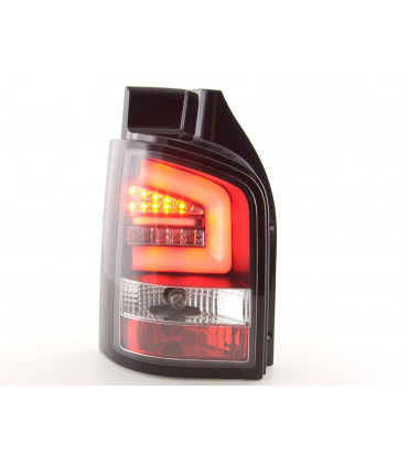 Fanali posteriori - Set di luci posteriori a LED VW T5 2010- versione portellone nero…
