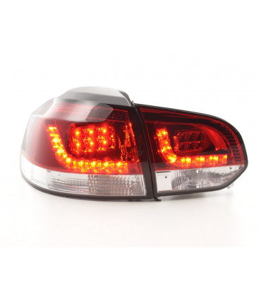 Luci posteriori - Kit luci posteriori a LED VW Golf 6 tipo 1K 2008-2012 trasparente /