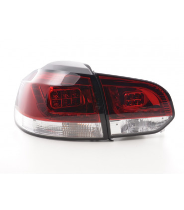 Luci posteriori - Kit luci posteriori a LED VW Golf 6 tipo 1K 2008-2012 trasparente /