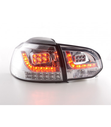 Luci posteriori - Set luci posteriori a LED cromate VW Golf 6 tipo 1K 2008-2012 con