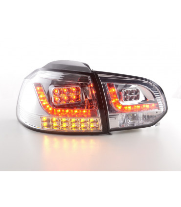 Luci posteriori - Set luci posteriori a LED cromate VW Golf 6 tipo 1K 2008-2012 con