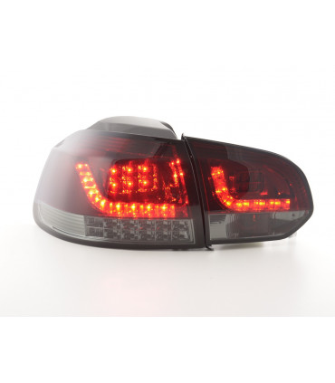 Fanali posteriori - VW Golf 6 1K 08-13 Kit luci posteriori a LED rosso / nero…