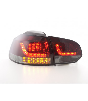Fanali posteriori - VW Golf 6 1K 08-13 Kit luci posteriori a LED rosso / nero…