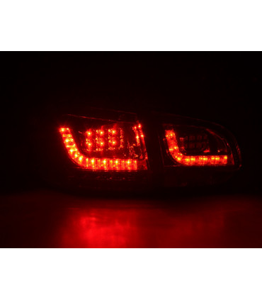 Fanali posteriori - VW Golf 6 1K 08-13 Kit luci posteriori a LED rosso / nero…