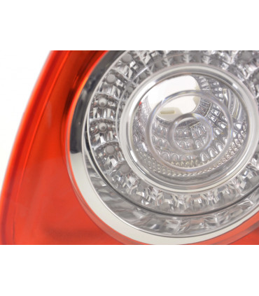 Fanali posteriori - Parti soggette ad usura fanale posteriore destro VW Jetta 5 05-10 rosso / trasparente…