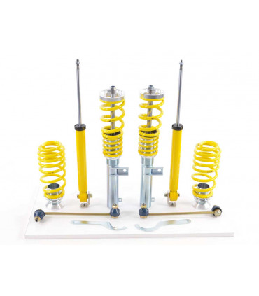 Suspension hélicoïdale - Kit combinés filetés inox FK VW Jetta 5 2005-2010 avec