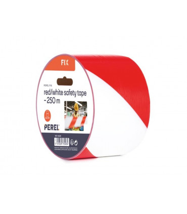 Segnalazione - Nastro di sicurezza rosso/bianco - 250 m - bobina…