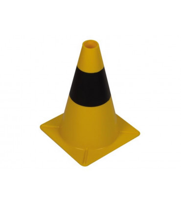 Signalisation - Cone de signalisation jaune/noir - 30 cm…