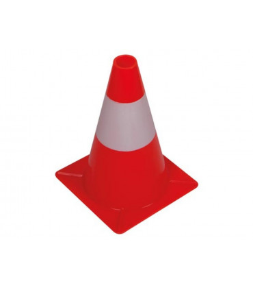 Signalisation - Cone de signalisation rouge/blanc - 30 cm…