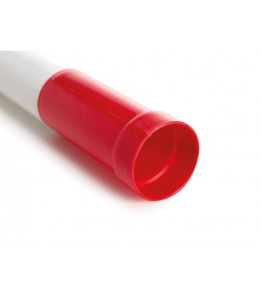Segnaletica - Palo in plastica rosso/bianco senza base…