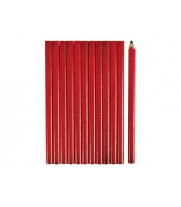 Outils de mesure, marquage et tracage - CRAYONS DE MENUISIER 175 mm 12 pcs…