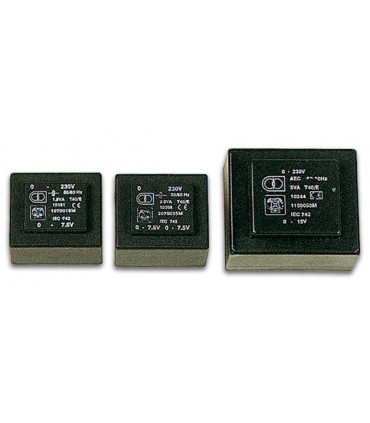 Trasformatori incapsulati - TRASFORMATORE STAMPATO 12VA 2 x 24V / 2 x 0,250A…