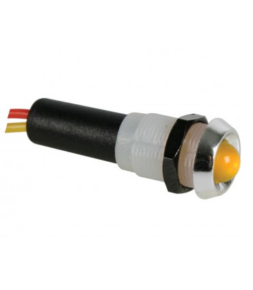 Indicatori per quadri comando lampade miniaturizzati - LUCE LED GIALLA 24V -
