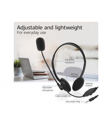 Accessoires informatiques - Casque d'ecoute avec prise audio de 3 5 mm…
