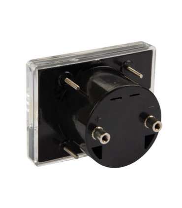 Elettronica - AMPMETRO DA PANNELLO ANALOGICO 3A CC / 70 x 60 mm…