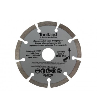 Utensili a filo - DISCO DIAMANTATO - 115 mm - SEGMENTATO…