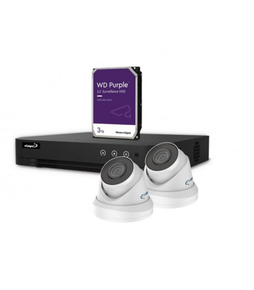 Enregistreurs applications video - KIT VIDEOSURVEILLANCE IP 4 MP - ENREGISTREUR