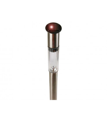 Illuminazione solare - LAMPADA SOLARE PER GIARDINO con base in acciaio inox -