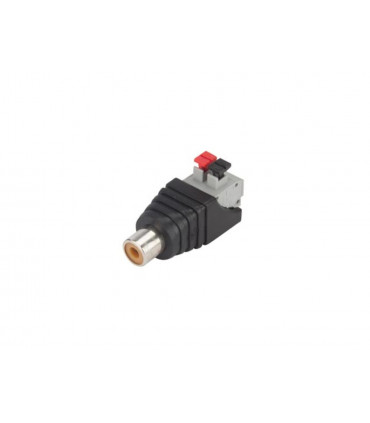 Connettori Audio-Video - CONNESSIONE RCA FEMMINA A 2 PIN A MOLLA - 5