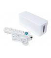 BLOCCO MULTIPRESA CON BOX PORTAOGGETTI - 5 USCITE - TERRA FRANCESE…