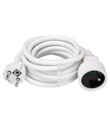 Cavo cavi alimentazione - PROLUNGA - 3 m - BIANCO - 3G1.
