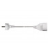 Cavo cavi alimentazione - PROLUNGA - 3 m - BIANCO - 3G1.