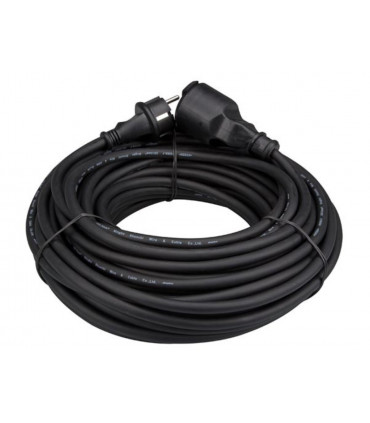 Cavo cavi alimentazione - PROLUNGA IN GOMMA - 25 m - NERO - 3G1.