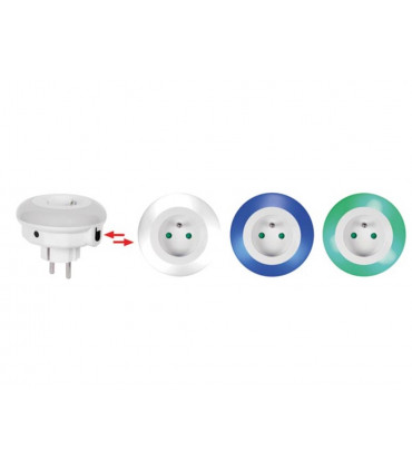 Interno - LUCE NOTTURNA A LED CON PRESA - TERRA FRANCESE…