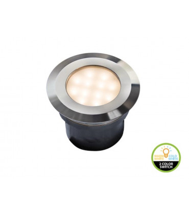 Illuminazione da esterno - LAMPADE DA GIARDINO - GAVIA - FARETTO DA INCASSO - 12 V - 85-90