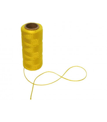 Attrezzi edili - CORDA MACON - O 1.2 mm - LUNGHEZZA 100 m - GIALLO…