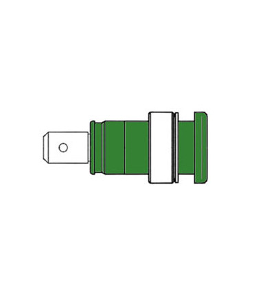 Connecteurs - DOUILLE DE SECURITE ISOLEE 4mm VERT SEB 2620-F6 3…