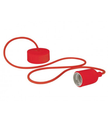 Illuminazione decorativa - LUCE A SOSPENSIONE DESIGNER ROPE - ROSSO…
