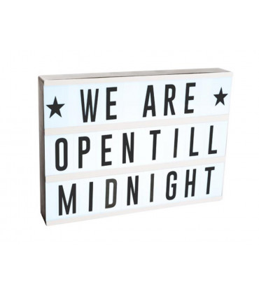 Illuminazione decorativa - LIGHT BOX - 30 x 22 x 4,3 cm - CAVO USB…