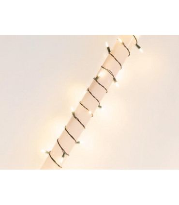 Guirlandes lumineuses - Origilight LED - 12 m - 80 LED - blanc chaud - cable