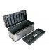 Cassette degli attrezzi - Cassetta degli attrezzi - Acciaio inossidabile - 505 x 235 x 225 mm - 26