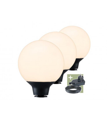 Illuminazione per esterni - Ludeco - Orsin - illuminazione ambientale - set 3 pezzi - 12 V