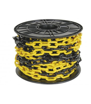 Segnalazione - CATENA GIALLA/NERA 8 mm SU BOBINA - 25 m…