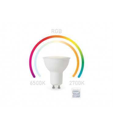 Sorgenti luminose - LAMPADINA SMART WIFI RGB - BIANCO FREDDO BIANCO CALDO - GU10…