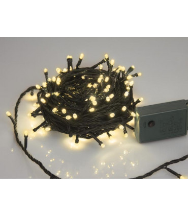 Ghirlande luminose - Sparkle Light LED - 12 m - 160 lampade bianco caldo - filo