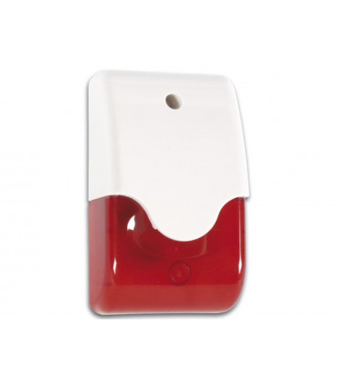 Sirene - SIRENA STROBOSCOPICA ROSSA IN CUSTODIA LED...