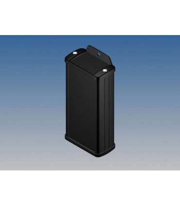Contenitori metallici - CASSA IN ALLUMINIO - NERA - 125 x 59,9 x 30.